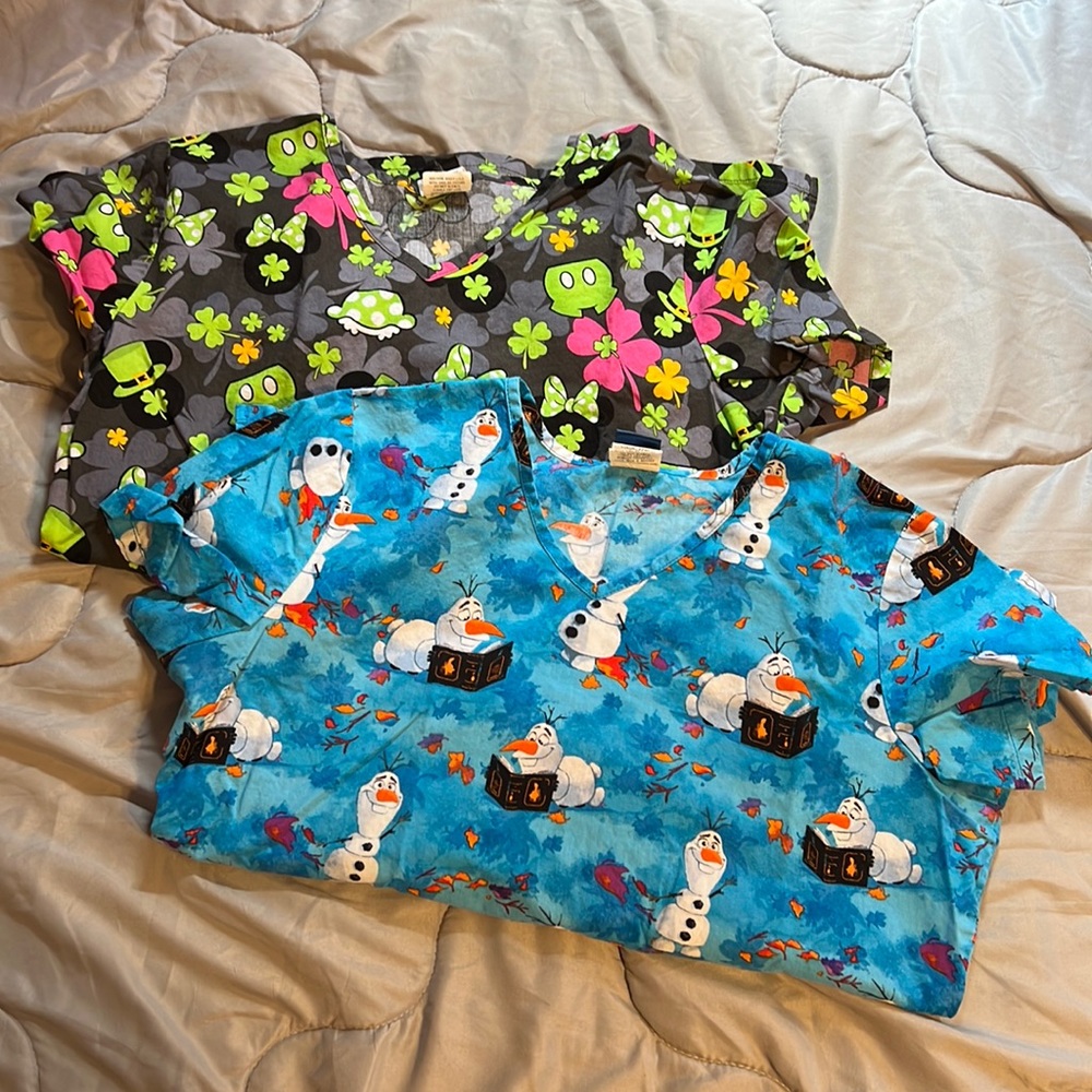 Disney scrub tops(separately sold)